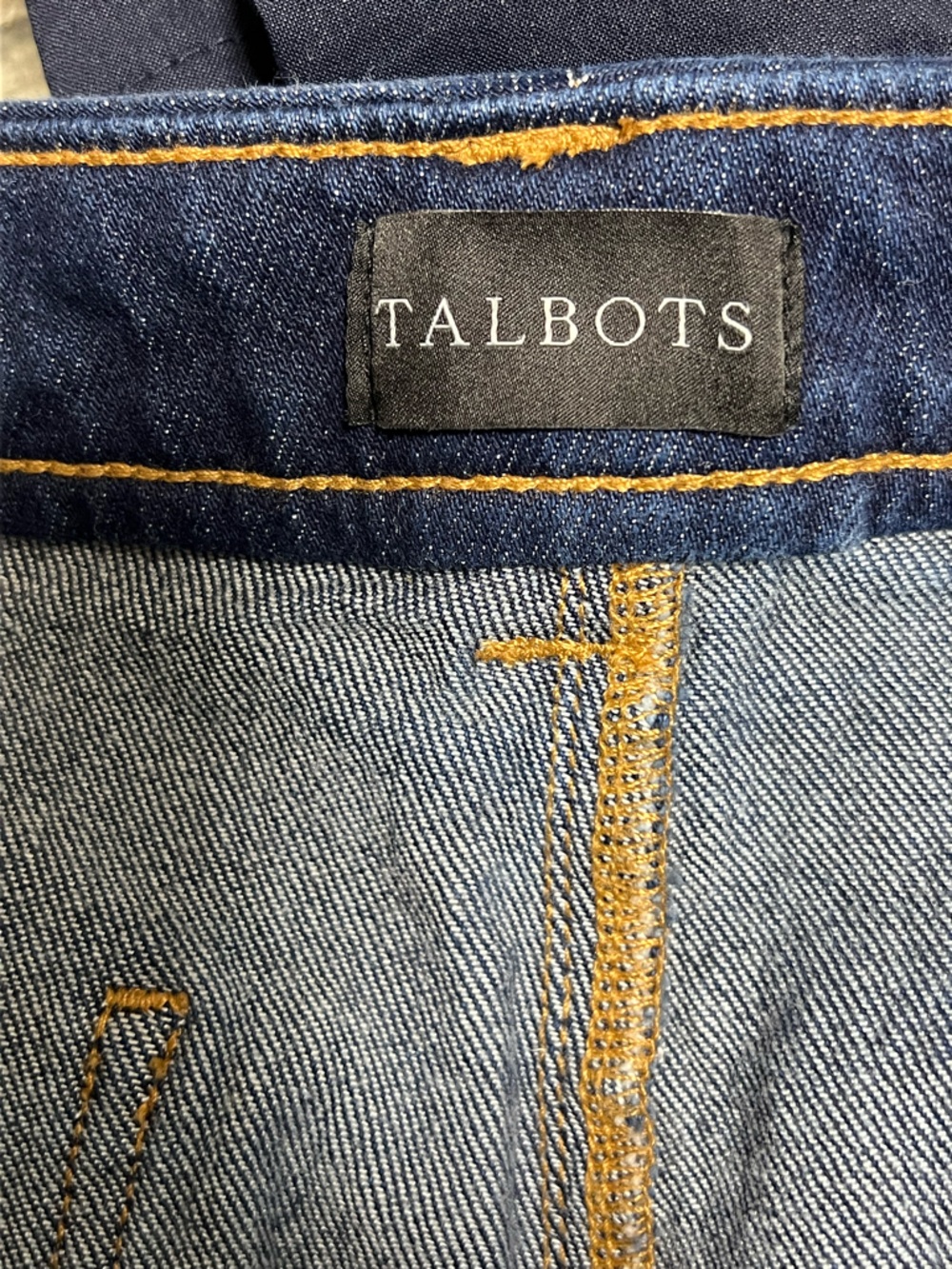 Talbots straight ankle cuff jeans in Warren wash 2025 wide leg - Picture 10 of 12